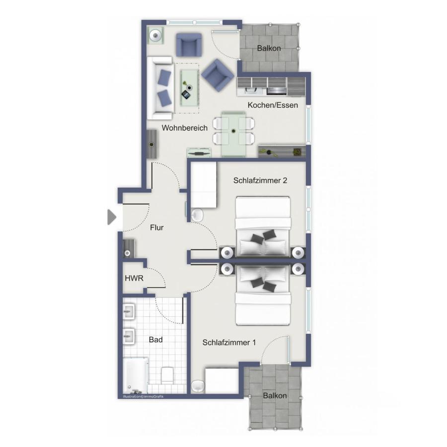 Villa Hanse Wohnung 305 Kuehlungsborn Luaran gambar